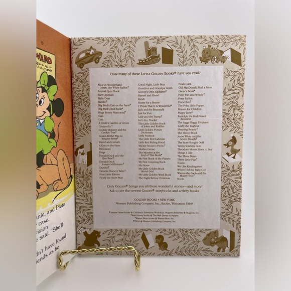 Vintage, A Little Golden Book Walt Disney's Detective Mickey Mouse - Picture 5 of 5